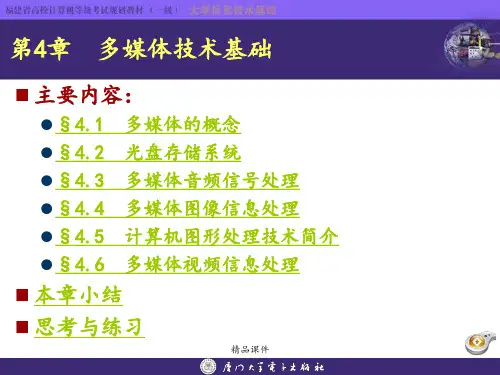 大学信息技术基础(第三版)第4章