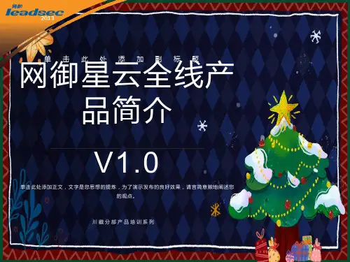 网御星云全线产品简介