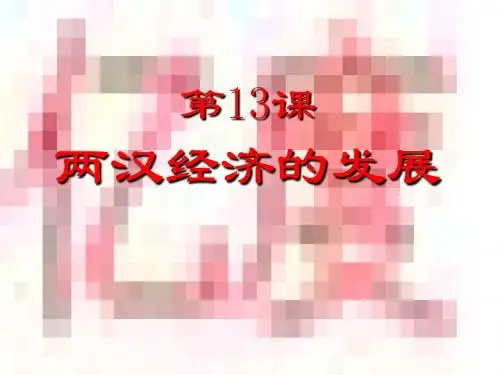 51050七上第13课《两汉经济的发展》课件