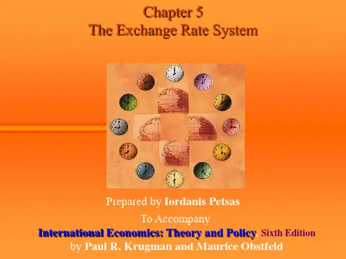 国际金融第5章.the exchange rates system