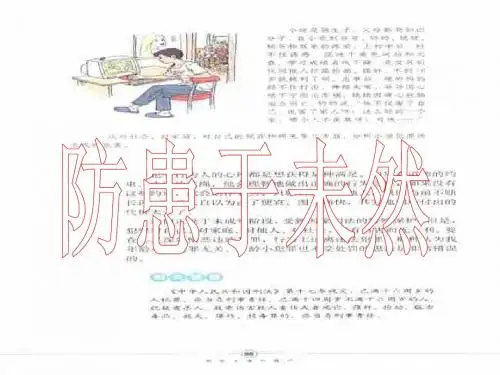 初一政治下学期防患于未然ppt课件