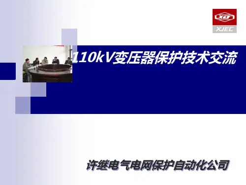 许继110kV变压器保护介绍
