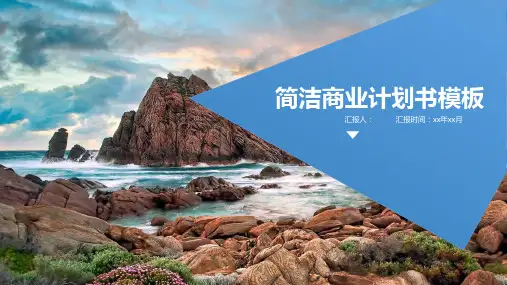 简洁商业计划书模板