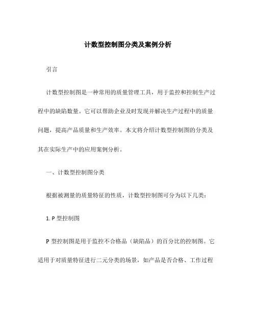计数型控制图分类及案例分析