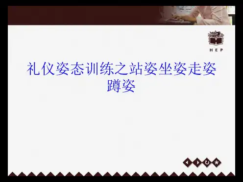礼仪姿态训练之站姿坐姿走姿蹲姿