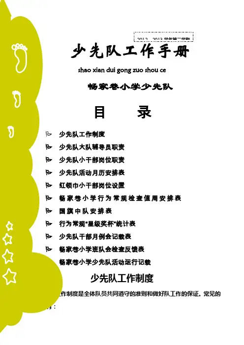 少先队工作手册 (2)