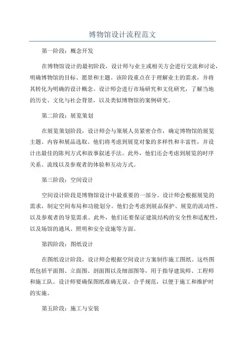 博物馆设计流程范文