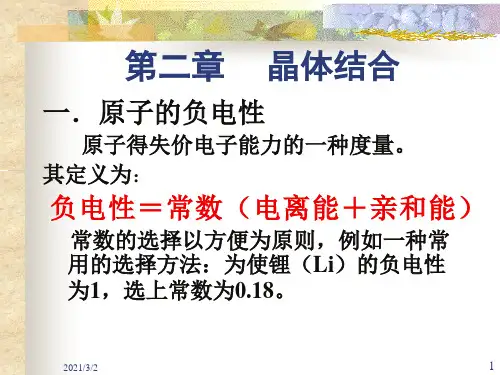 固体物理基础精选课件PPT