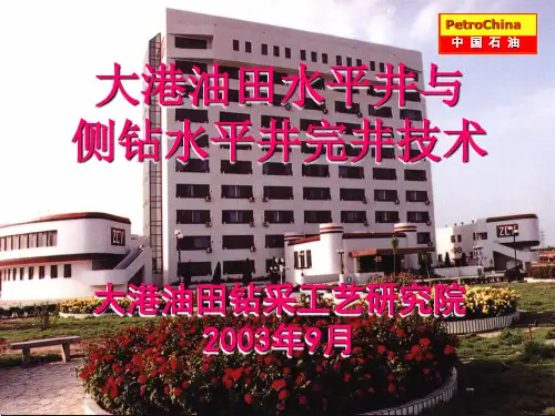 大港油田水平井及侧钻水平井完井技术