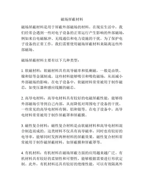 磁场屏蔽材料