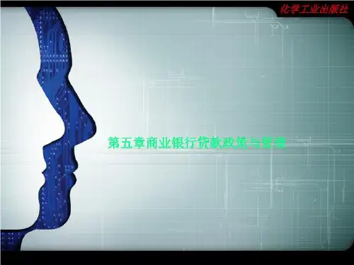 第五章商业银行贷款政策与管理