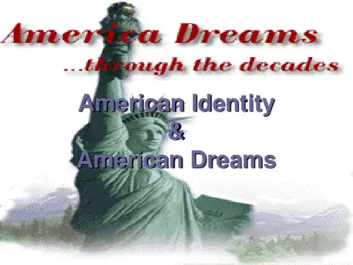 AmericanDreamPPT课件