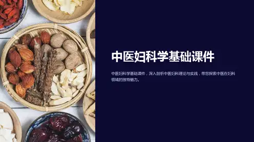 《中医妇科学基础课件》