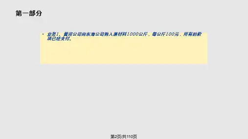 chap资产费用和利润的核算