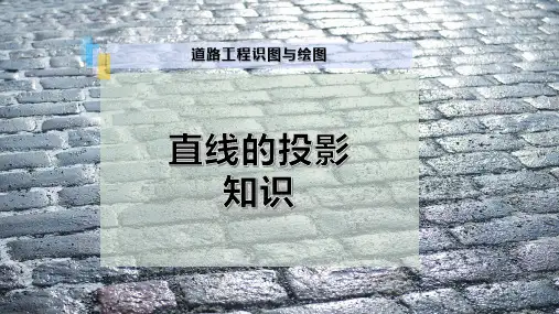 直线的投影知识