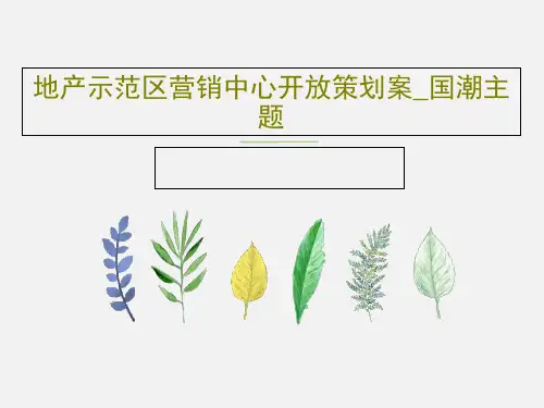 地产示范区营销中心开放策划案_国潮主题61页PPT