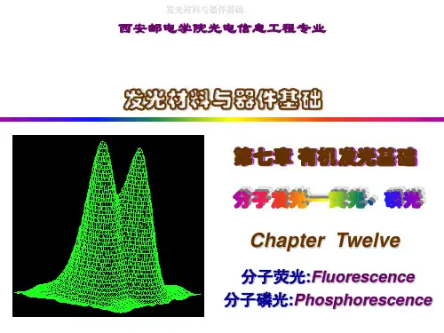 第七章 分子发光-荧光与磷光