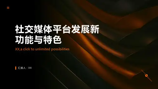 社交媒体平台发展新功能与特色