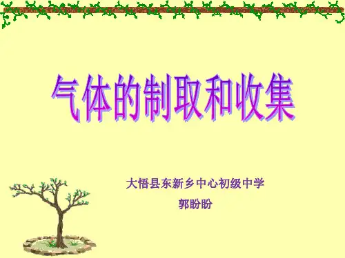 初中化学《气体的制取与收集》精品课件