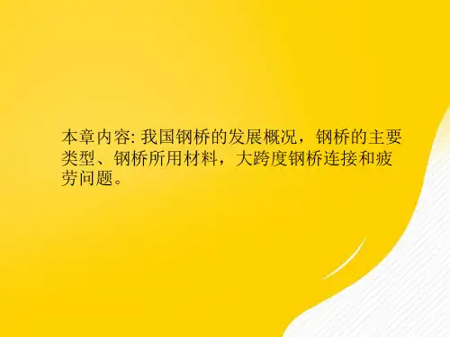 钢桥设计钢桥概述-优秀PPT文档