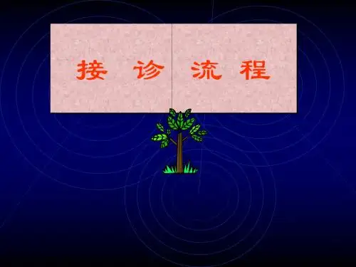 医生接诊流程PPT课件
