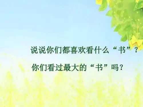 新课标人教版小学二年级语文下册：19最大的书PPT、优质教学课件