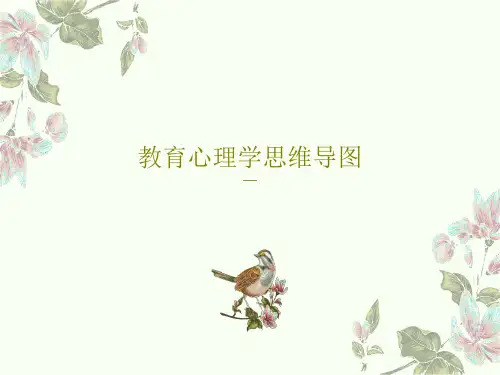 教育心理学思维导图PPT34页