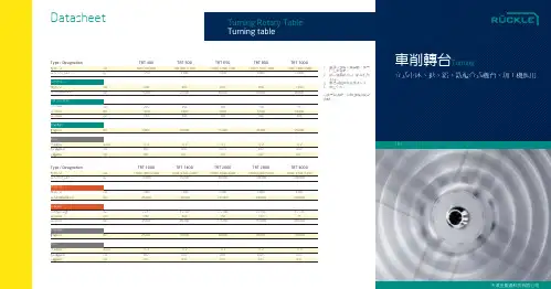 金圣通科技-德国RUCKLE(锐科乐)TRT车削转台样本