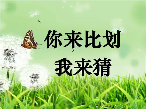你来比划我来猜(经典版)ppt课件