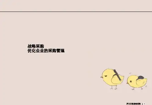 罗兰贝格战略采购