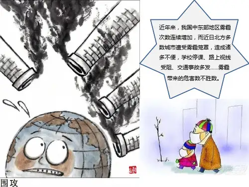 防雾霾小学生科普ppt课件