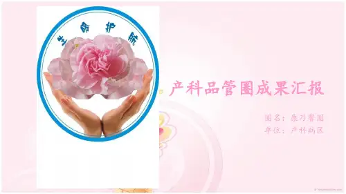 产科品管圈PPT课件