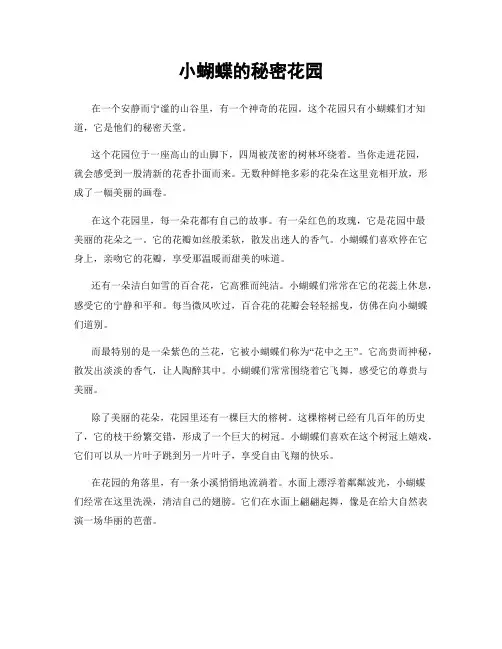 小蝴蝶的秘密花园