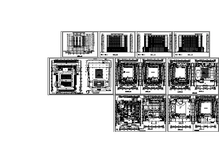 某十一层回字形酒店建筑施工图纸(全套)