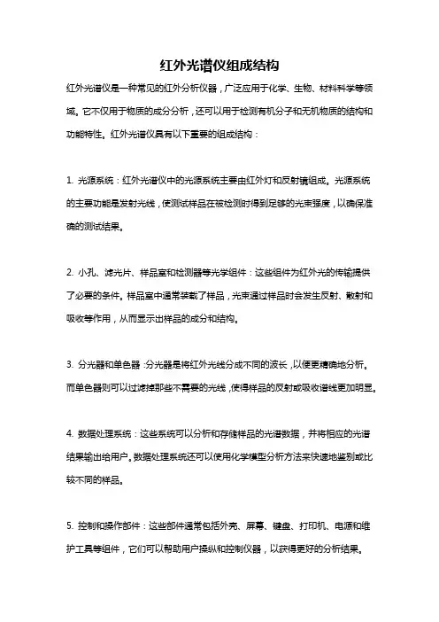 红外光谱仪组成结构