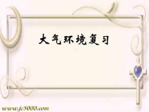 高中地理课件大气环境复习