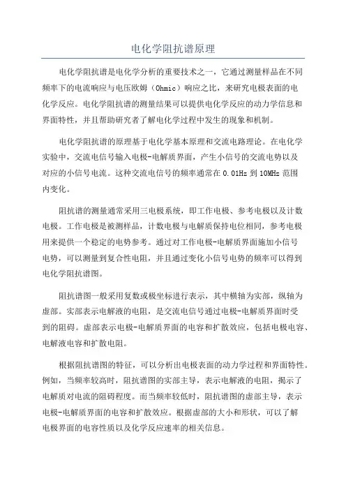 电化学阻抗谱原理