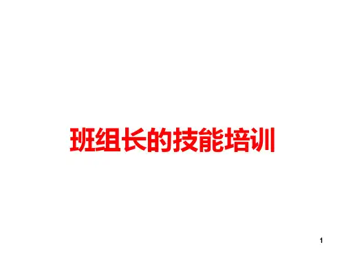 班组长现场管理技能提升PPT课件