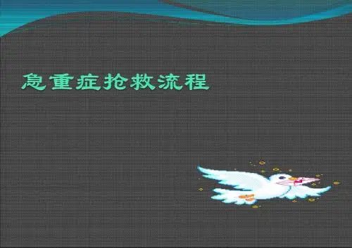 急危重症抢救程序 PPT课件