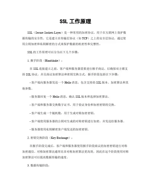 SSL工作原理
