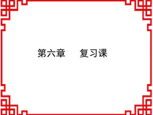 沪科版八年级物理上册教学课件 第6章 熟悉而陌生的力 第六章复习课
