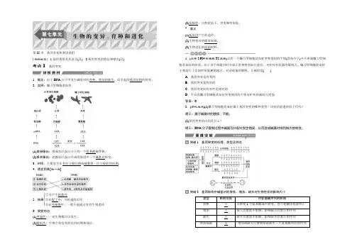 2022高考生物(新课标)一轮复习课时作业：第七单元第25讲基因突变和基因重组 Word版含解析