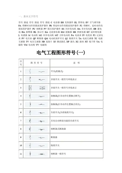 电气工程图形符号
