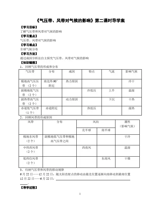 气压带