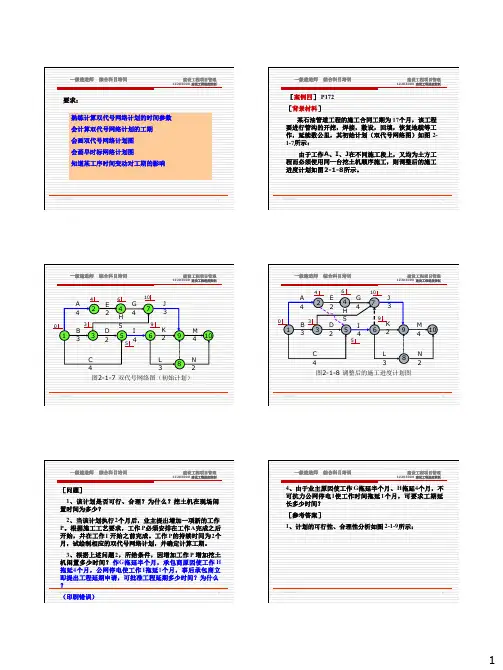 一建考试网络图案例分析