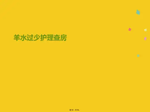 羊水过少护理查房(共7张PPT)