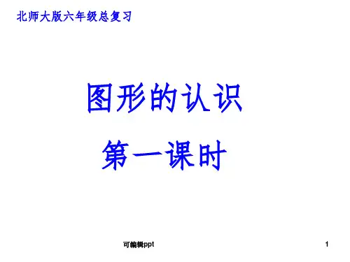 北师大版六下总复习《图形的认识》ppt课件
