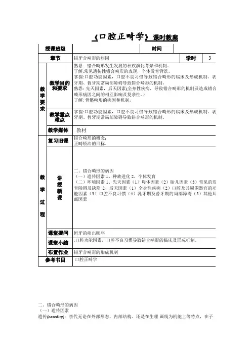 口腔正畸学