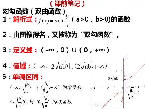 3.2.1函数的单调性1——单调性的概念及性质课件-2024-2025学年高一上学期数学人教A版必修
