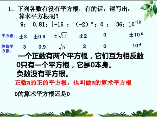苏科版数学八年级上册立方根精品课件PPT